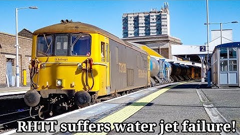 RHTT water jet failure! - Early Termination at Margate Station - 73128 + 73212