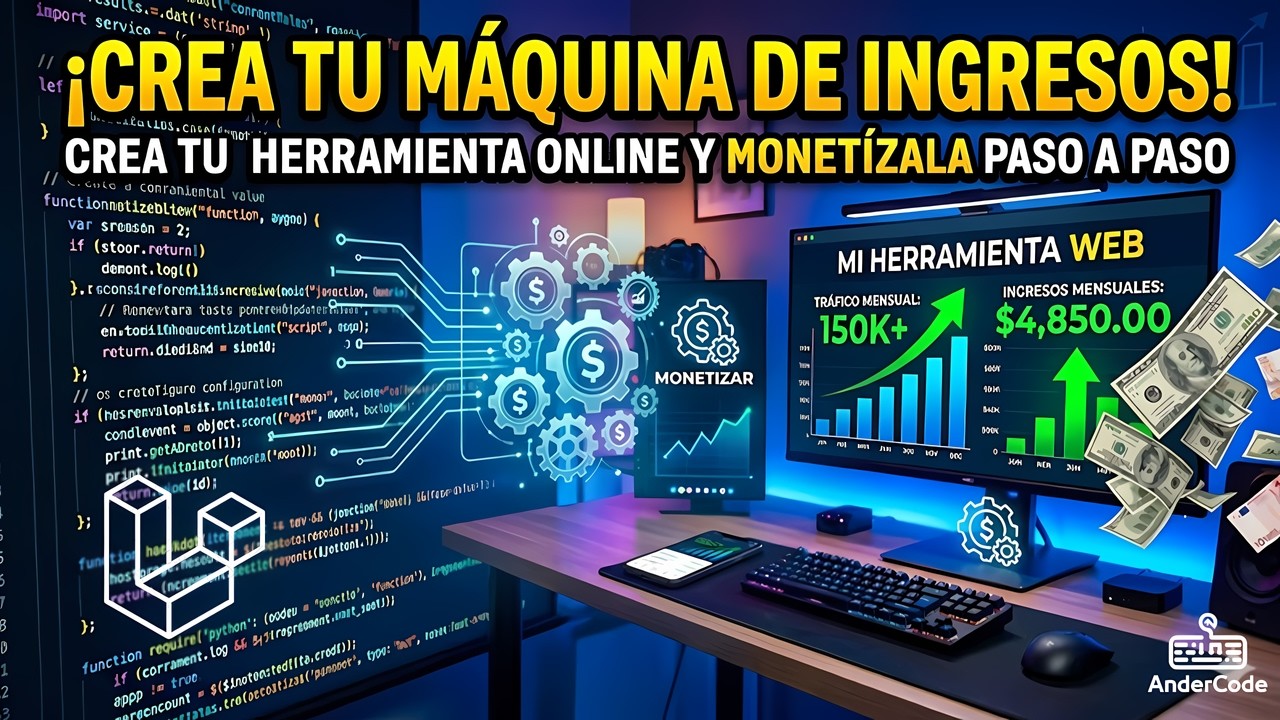 Crea Herramientas Online Reales y Monetízalas Paso a Paso