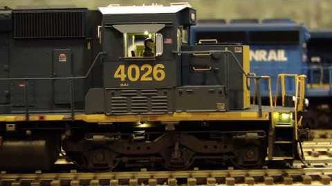 Scale Trains CSX SD40-3 #4026 w/ Custom Sounds & Lights