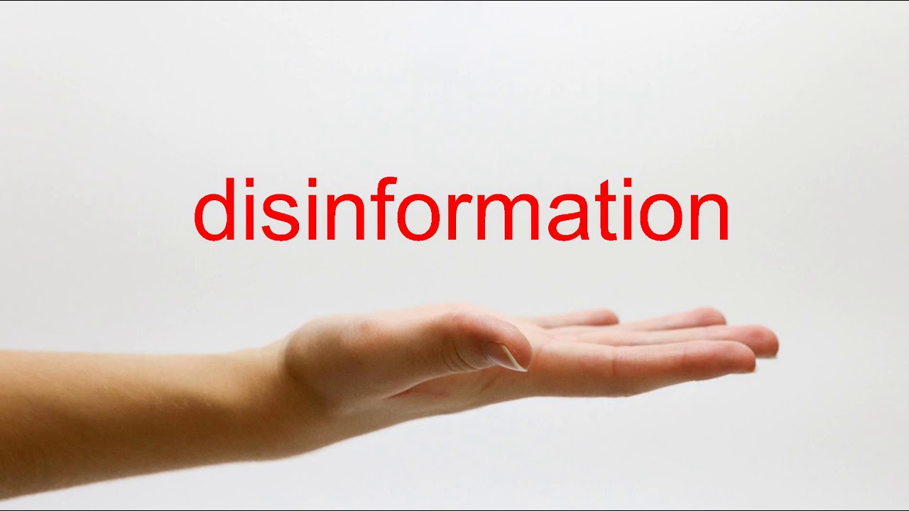 How To Pronounce Disinformation