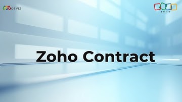 What is Zoho Contract? | Simplify Contract Management with Motviz