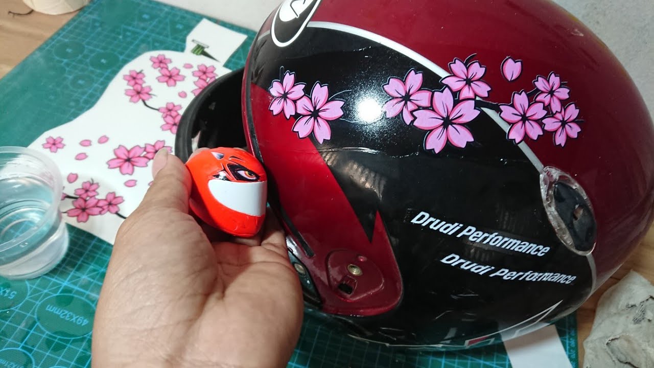 Tes Water Slide Decal Tinta Putih