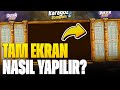 Bombom 337 Tam Ekran Nasıl Yapılır ? 3 Ayrı Yöntem !