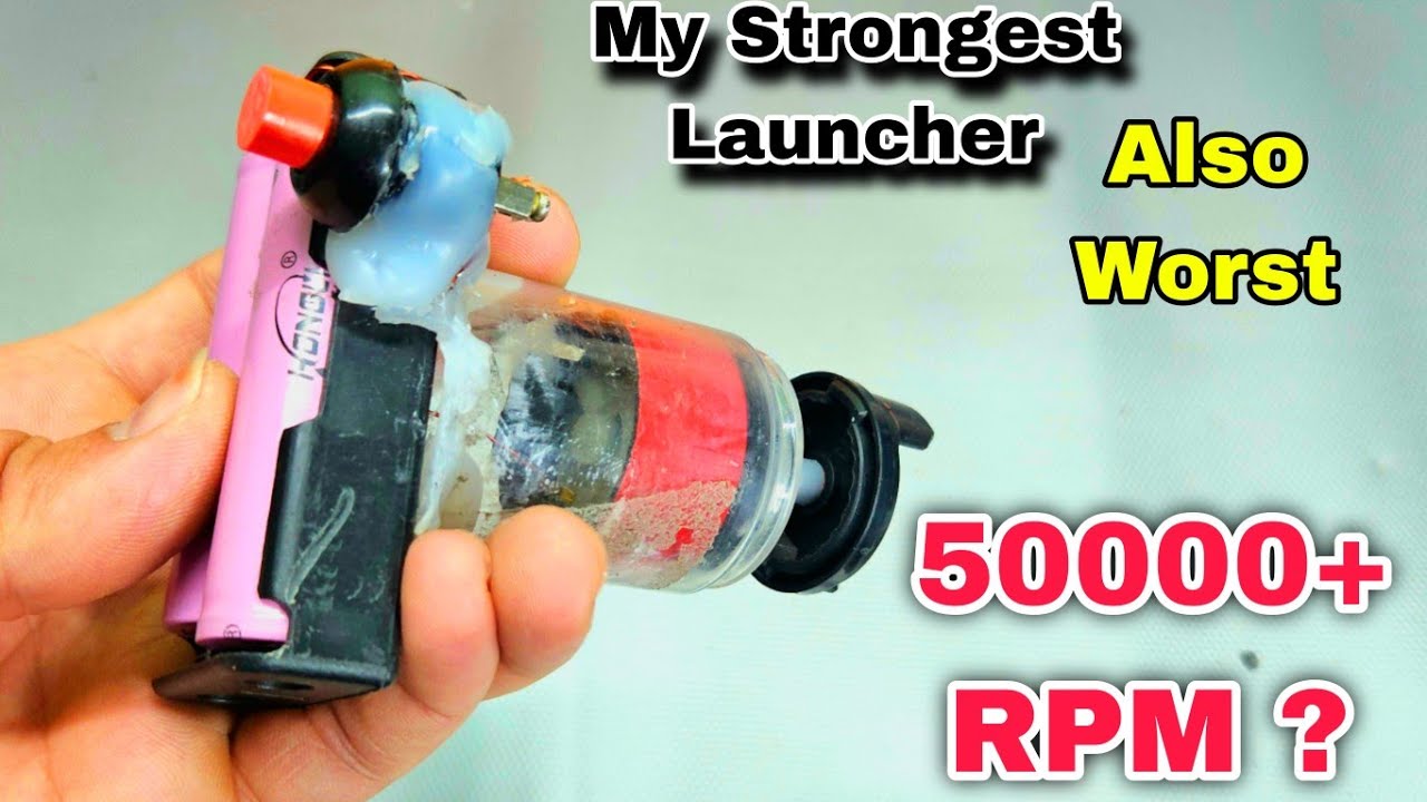 I Made a New Beyblade Launcher with 50000+ RPM | Testing in Beyblade ...