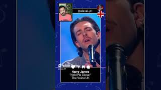 Harry James - 'Hold Me Closer' - Blind Auditions | The Voice UK 2024 | REACT #shorts