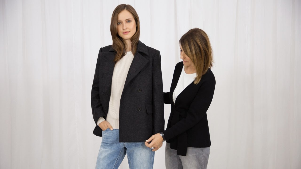 Two ways to wear the pea coat YouTube