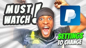 Important SETTINGS to Change on your PayPal ACCOUNT