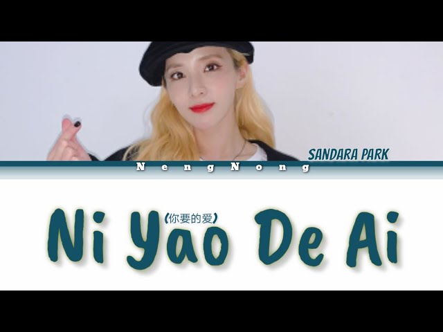 SANDARA PARK - Ni Yao De Ai (你要的爱) Chinese/Pinyin Lyrics (COVER) class=