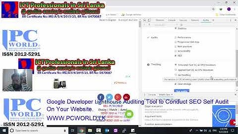 Google Lighthouse Auditing Tool to Conduct Self SEO Audit On Your Own Website