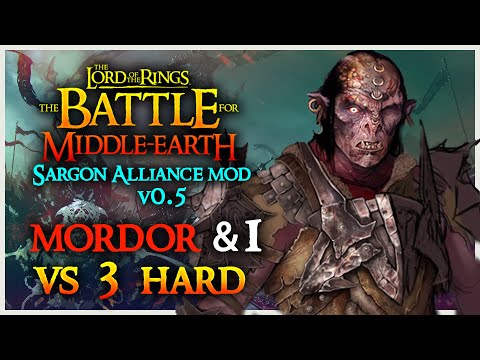 MORDOR & ISENGARD İTTİFAKI - ORK SAVAŞLARI (2v3) | BFME - Co-op Skirmish / S.A.M v0.5