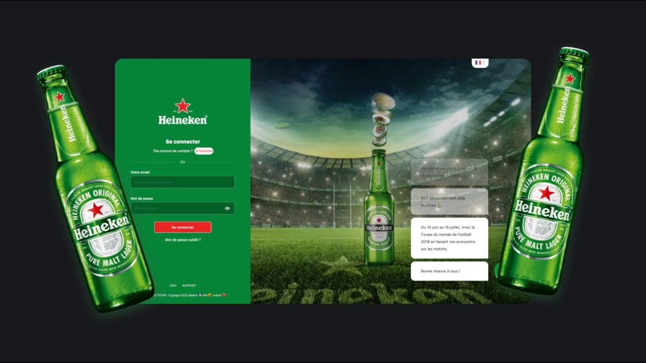 ccup.io | Organisez un concours de pronostics pour votre entreprise | V2