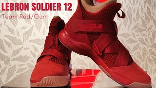 lebron soldier 12 red gum