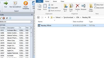 How to use Yahoo! symbol lists in EdgeRater PRO
