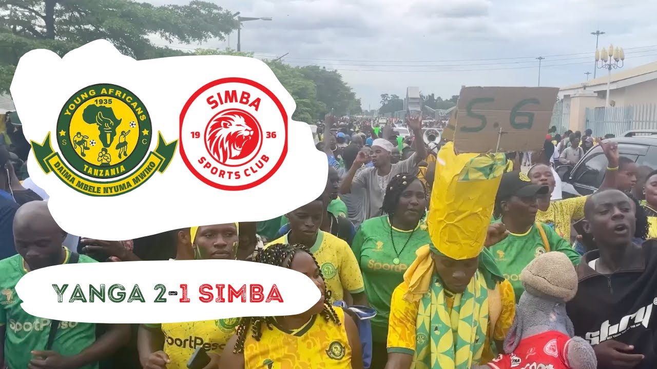 VLOG: Yanga beats Simba to win the Kariakoo Derby in Dar Es Salaam!