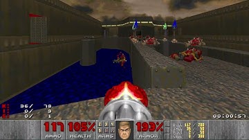 Map 03: The Gantlet - DooM II (1994) - 100% Kills, Secrets and Items on Ultra-Violence