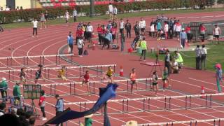 2017-3-3 Inter-School Athletics Competition D1(Day 3) - 100M Hurdles Girls B Grade Final