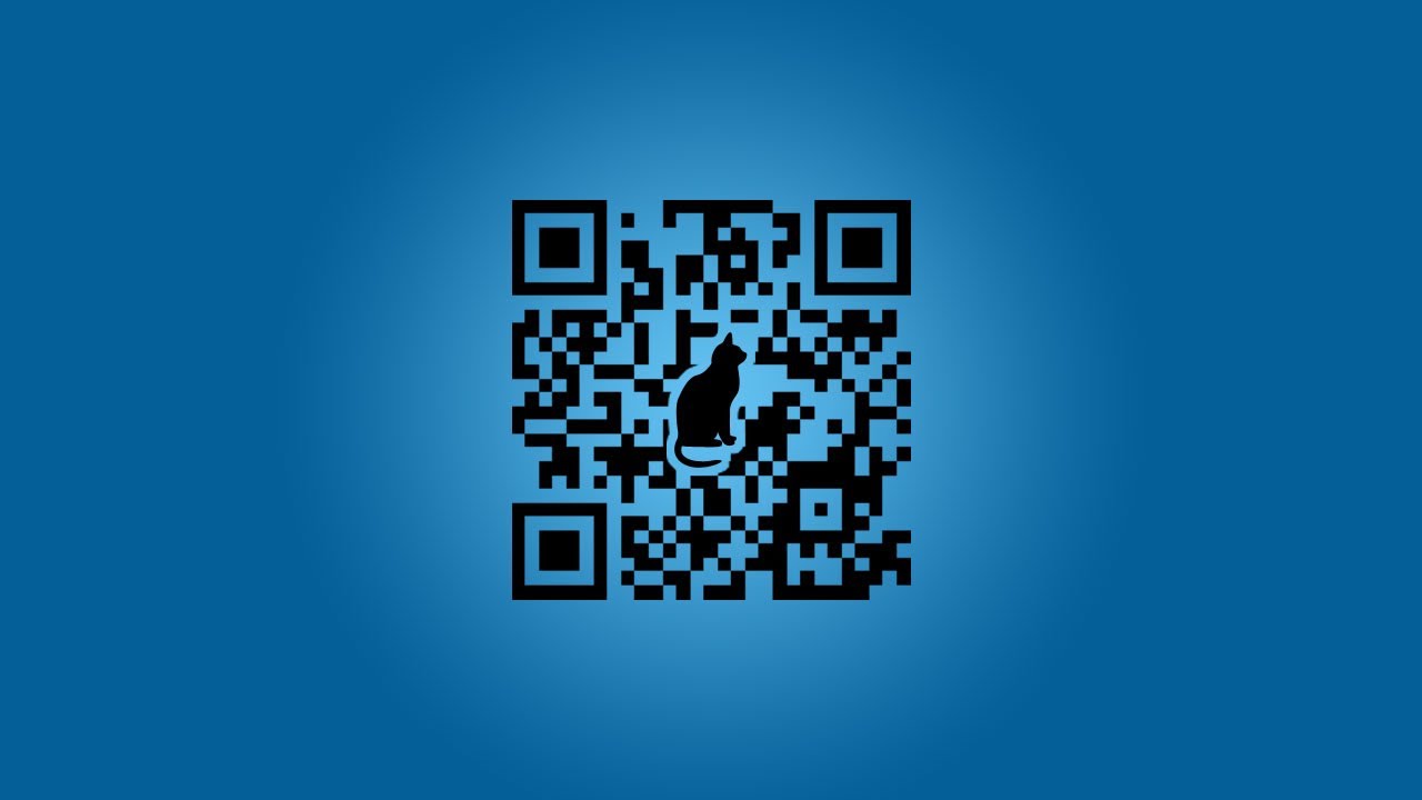 Первый qr код. QR код. QR код с логотипом. QR код синий. Фон для QR кода.