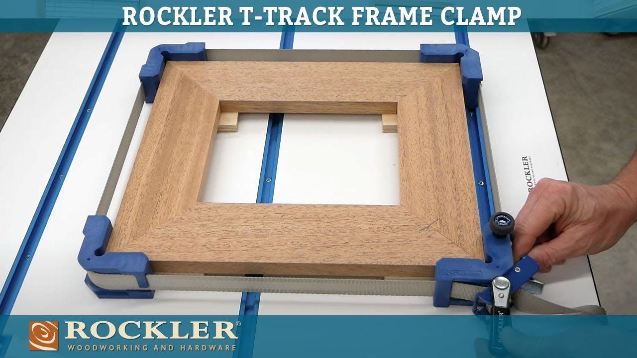 Rockler TTrack Frame Clamp YouTube