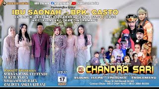 Live Siang Chandra Sari | Hajatnya Ibu SAONAH - Bpk. CASTO \
