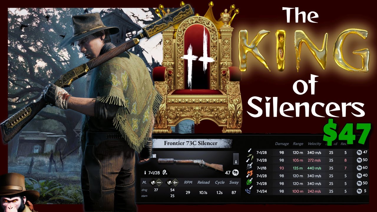 Frontier 73C Silencer is KING | Hunt Showdown 1896