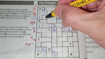 Thursday. Bonus Extra edition (#2641) Tectonic01 Sudoku puzzle. 04-15-2021 Extra part 4 of 4