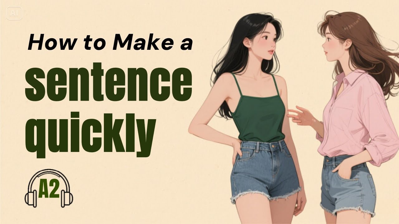 English Listening Practice | How to Make a Sentence Quickly ? | English Podcast | A2 Level