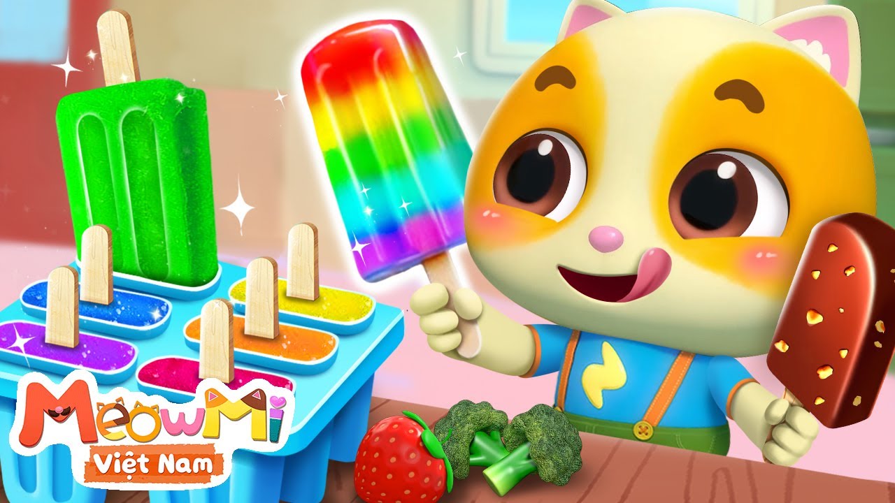 Những que kem rau củ | I love vegetable song | Nhạc thiếu nhi | MeowMi ...
