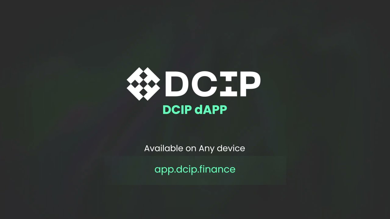 DCIP dApp video demo