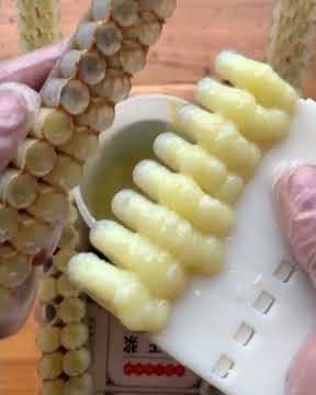 is it honey?? doesn't look like #shorts #honey #bee #beeswax