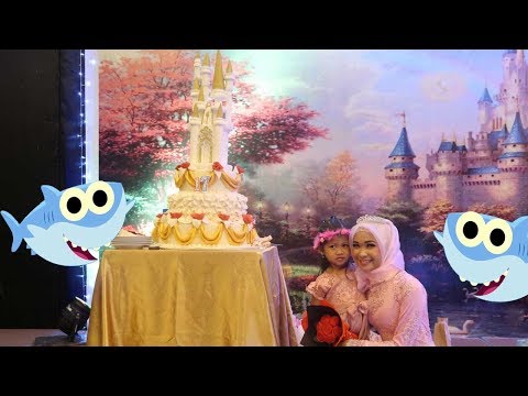 Pesta Ulang Tahun Sweet Seventeen Tema Princess👑 Baby Shark Dance Challange🎂 Kue Ulang Tahun Besar