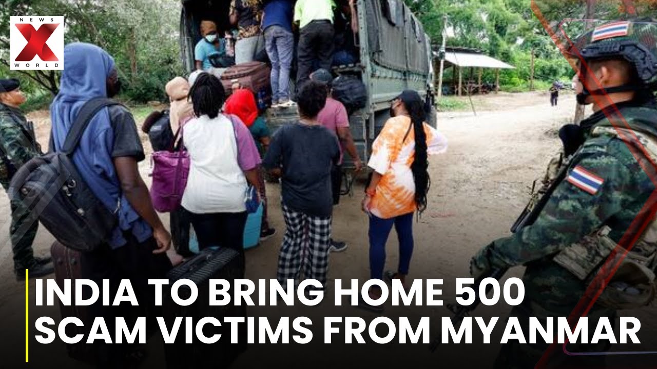 Индия репатриирует 500 своих граждан, попавших в ловушку кибераферы в Мьянме | NewsX World