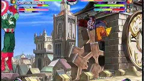 MvC2 Online (360): Brett (Cha/Gam/CapAm) vs Gamweasel (Guile/Mag/Tron) 11 .:12.28.09:.