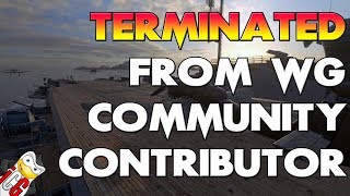 Terminated from WG Community Contributor Program