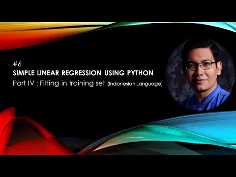 #6 Simple Linear Regression using Python: Fitting in training set