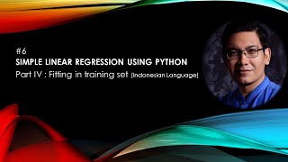 #6 Simple Linear Regression using Python: Fitting in training set