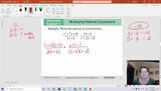 Math 96 - Section 6.2 - Multiplying and Dividing Rational Expressions
