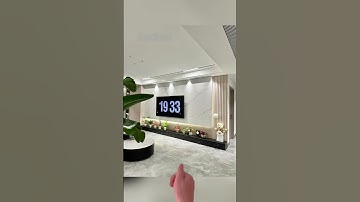 Sintered stone TV wall design #interiordesign #wallboard #design #homedecor