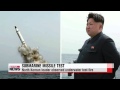 North Korea test－fires submarine ballistic missile <br /><br />북한 ″ 략 수함 탄도탄 시험발사 성공＆