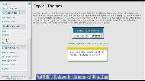 phpbb2 admin styles 1