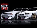 Nissan skyline family  r32 r33 r34 big turbo sounds