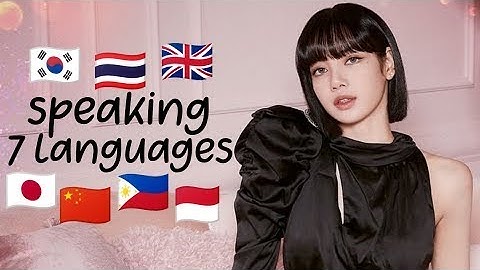 Lisa being a language genius!!!!!2021