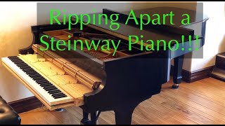 John Teng has his Steinway Piano &quot;Ripped Apart&quot; by a technician who explains proper maintenance.