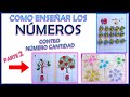 COMO ENSEÑAR LOS NÚMEROS/CONTEO, NÚMERO CANTIDAD(parte 2)principios del conteo