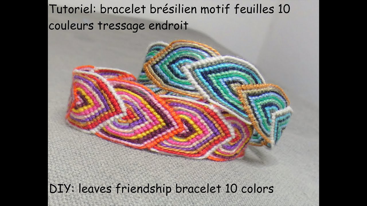 Faire un bracelet brésilien - Tutos créations de Bijoux - 10 Doigts