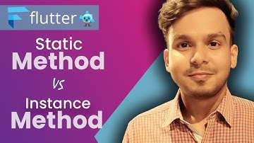 Difference Between Static Method and Instance Method in Dart | Dart Tutorial for Flutter | Hindi