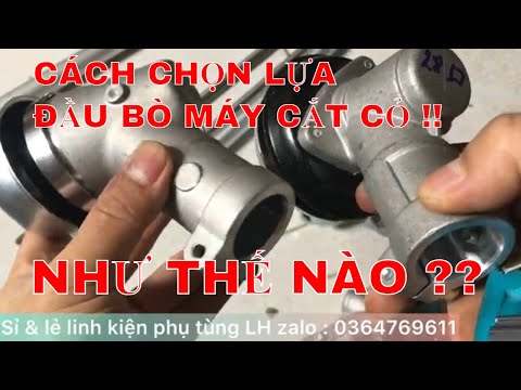 Video: Dao cho máy cắt cỏ loại quay và trục chính