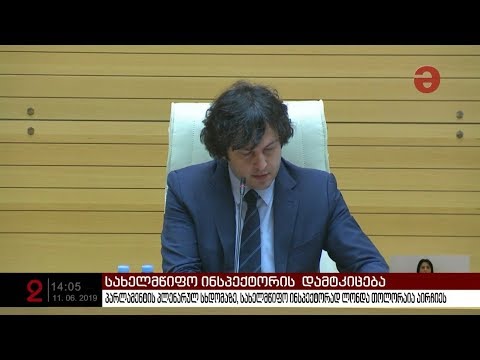 სახელმწიფო ინსპექტორის თანამდებობაზე ლონდა თოლორაია აირჩიეს