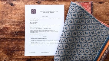 A New Drawloom Recipe for Twill Damask Table Mats
