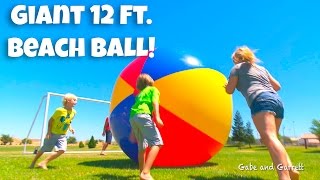 Giant Beach Ball! HUGE Inflatable 12 FT Tall! | Vat19