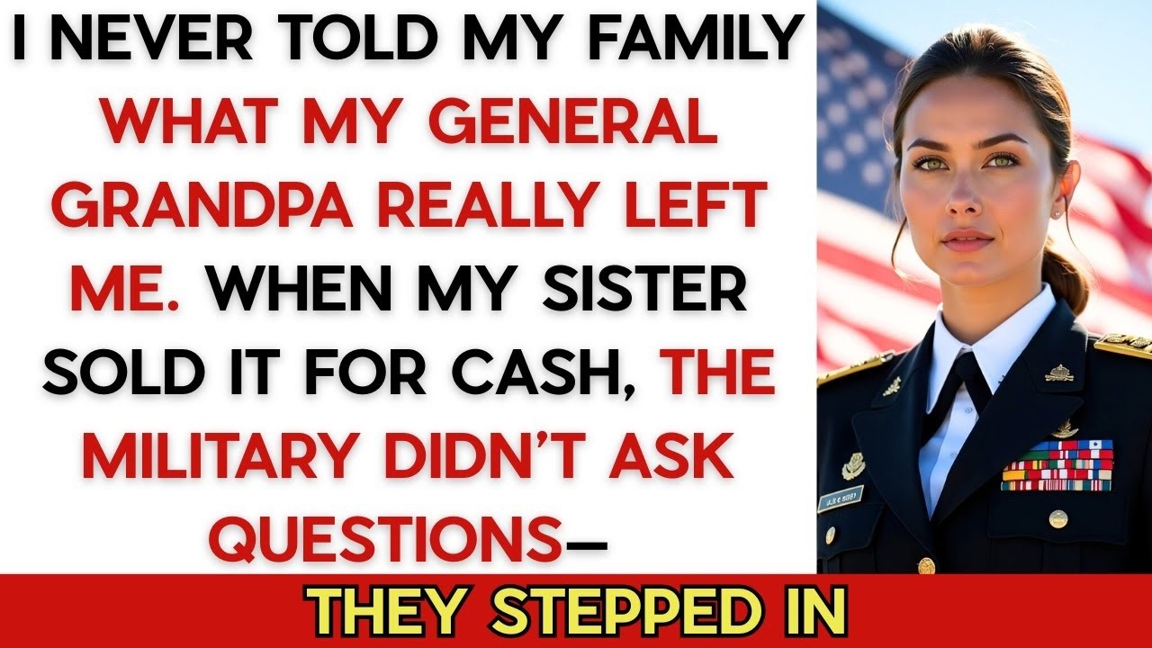 My Sister Sold Our General Grandpa’s Gift For $90K—Then The Military Police Stormed In.